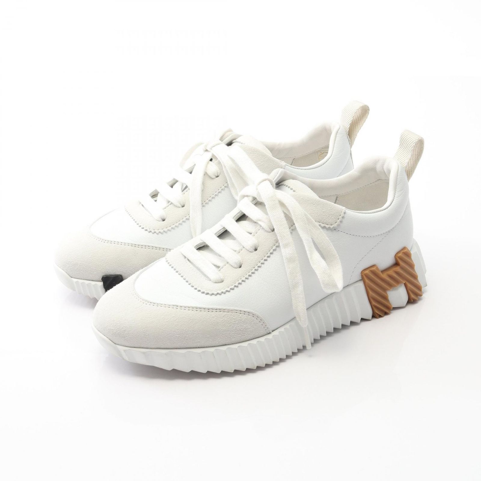 エルメス HERMES スニーカー バウンシング レザー スウェード