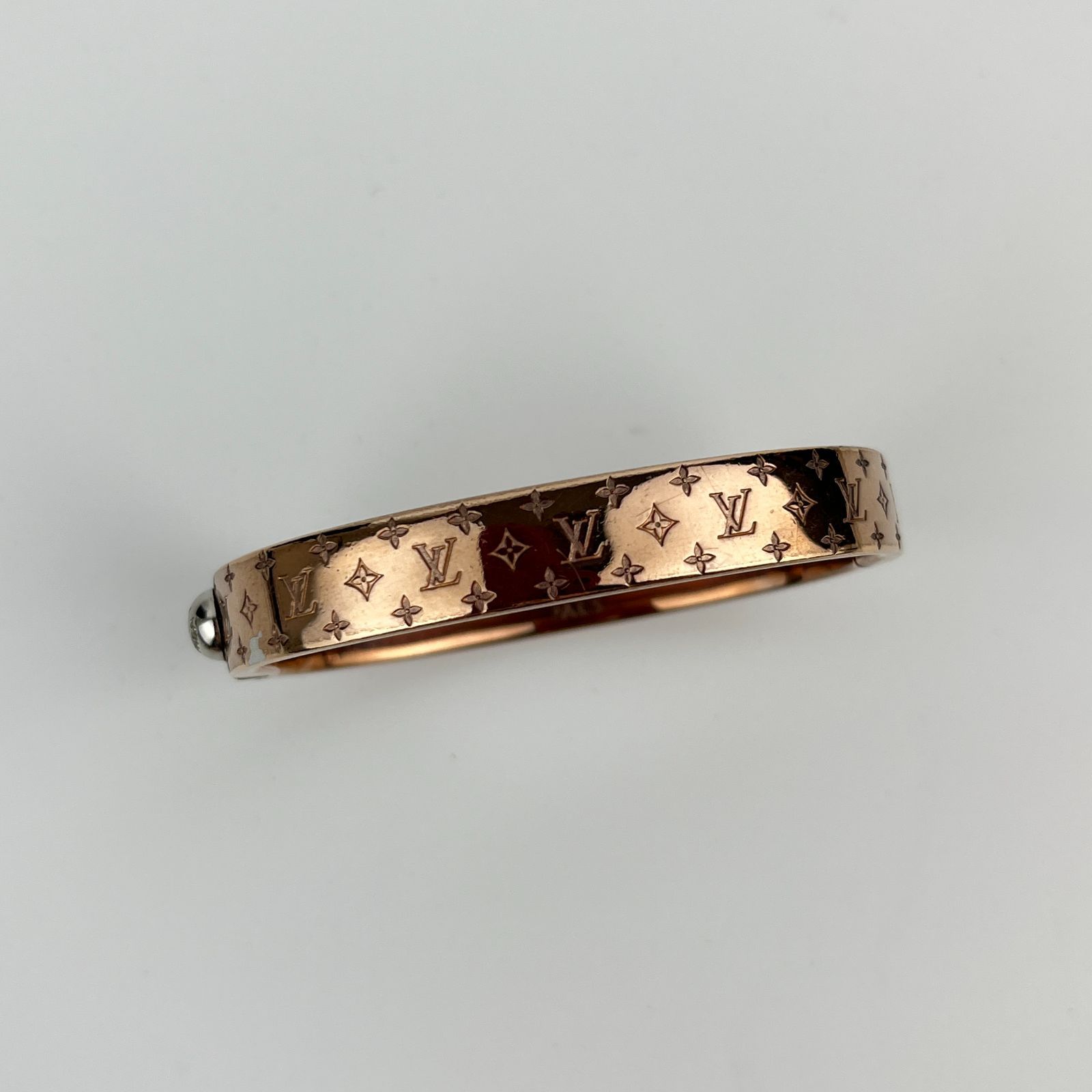 LOUIS VUITTON ルイヴィトン ブレスレット バングル M00253 ゴールド LE0169 ヴィンテージ レディース HIBUOCHI VINTAGE