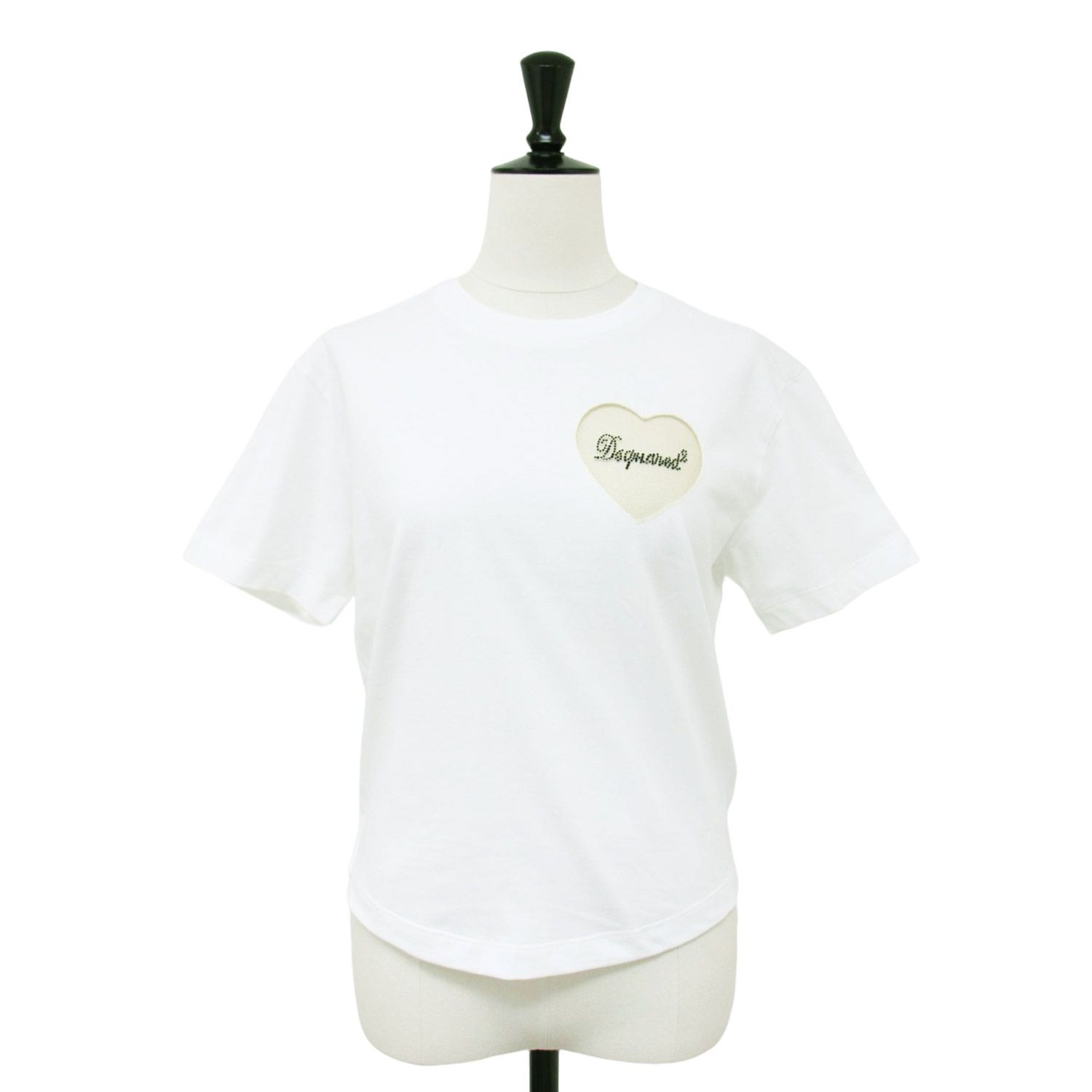 美品】DSQUARED2 ディースクエアード Tシャツ ホワイト 白