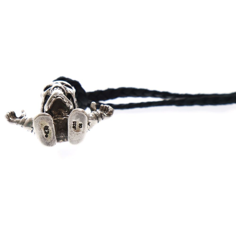 クロムハーツフォティ ハリスティータペンダント シルバーネックレスレザーブレード CHROME HEARTS (クロムハーツ) FOTI HARRIS TEETER フォティ ハリス