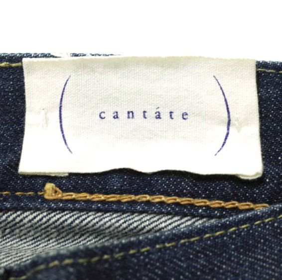 CANTATE カンタータ 日本製 Denim Tapered Trousers デニムテーパードトラウザーズ 17AWCA068 30 Indigo  ジップフライ セルビッチ 赤耳 ジーンズ ボトムス g14776 - メルカリ