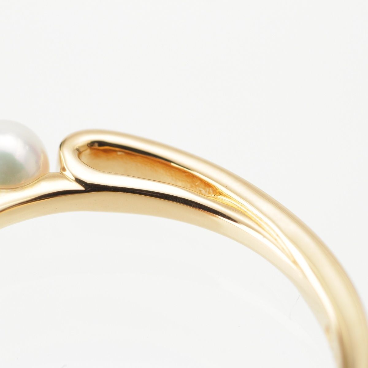 ミキモト リング 指輪 K18 PR-1476HK ゴールド 12号 アコヤ真珠 約3.75  