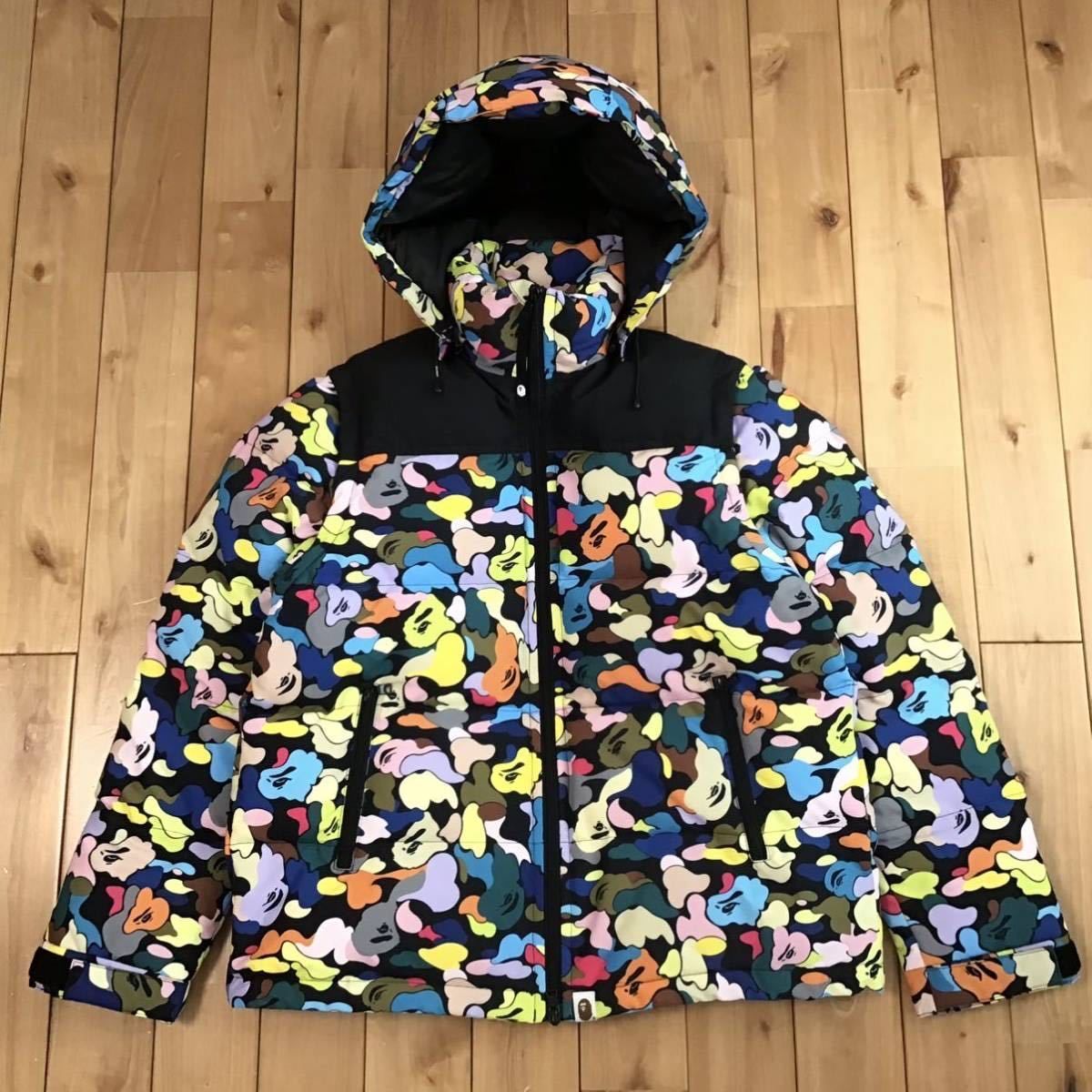 DETACHABLE ３WAY DOWN JACKET Sサイズ a bathing ape BAPE multi camo ...