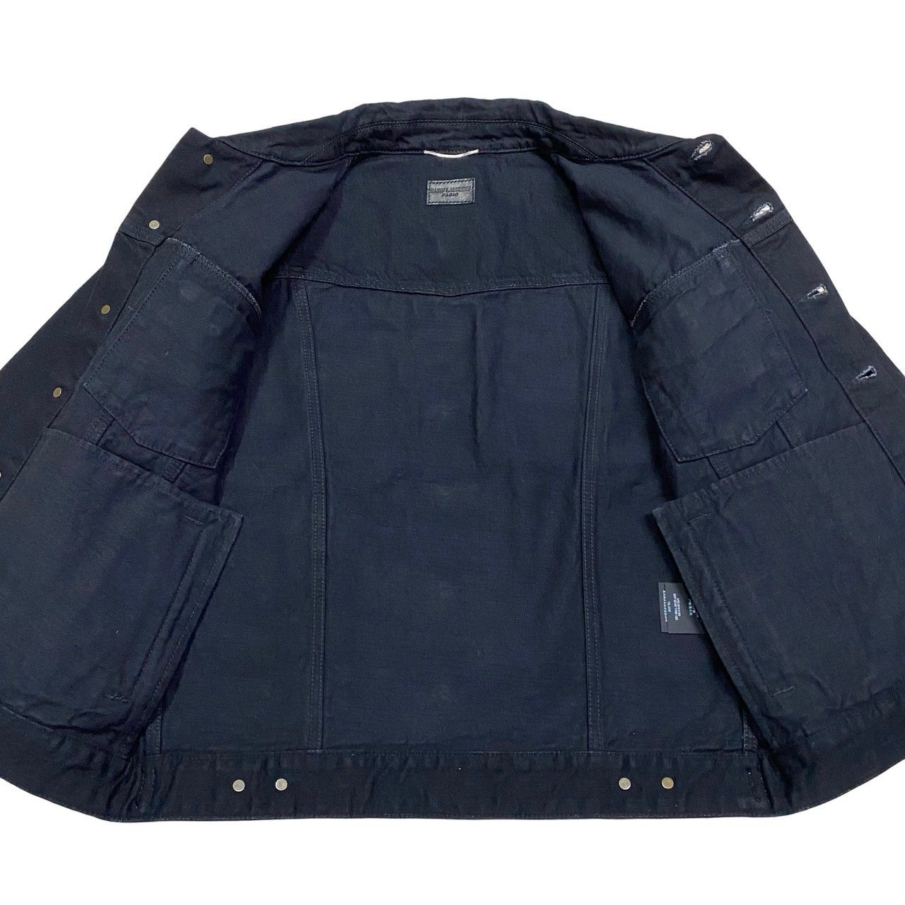 極 美品 希少品 SAINT LAURENT PARIS サンローランパリ ロゴ ボタン