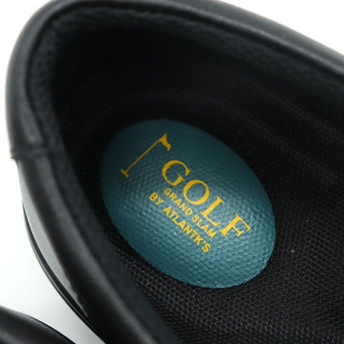 ゴルフ グランドスラム スリッポン 未使用品 4E 幅広 日本製 ブランド シューズ 靴 メンズ 28.5cmサイズ ブラック BY  ATLANTK'S 【中古】