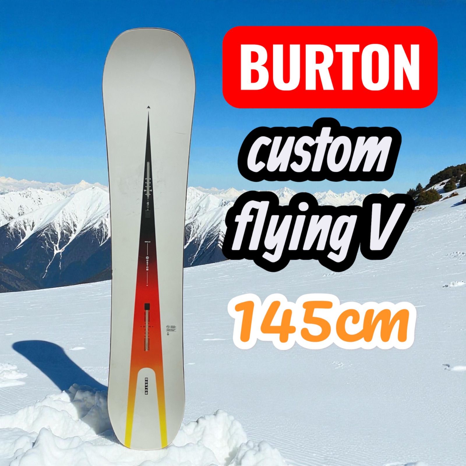 ?BURTON CUSTOM FLYING V 145cm メンズ スノーボード 2025年モデル