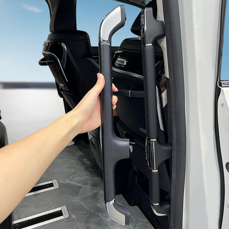 エルファ30系適用中扉ワンタッチ開閉ウィルファAlphard内装取替えハンドルクリスタルです