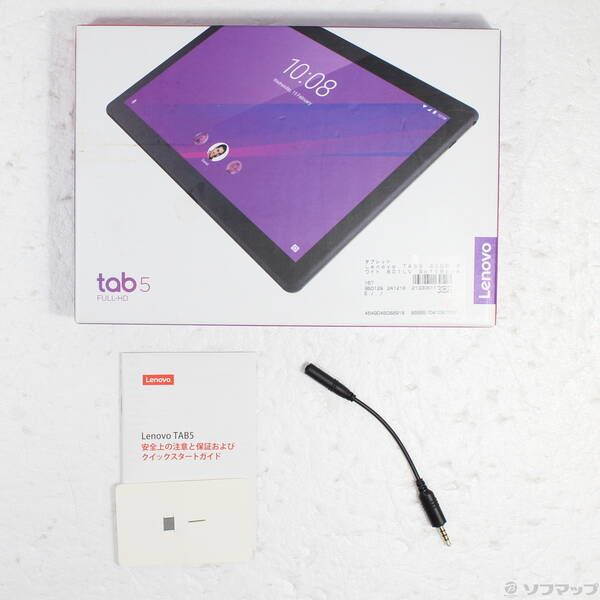 スマートフォン・携帯電話 〔品〕 Lenovo TAB5 32GB ホワイト 801LV