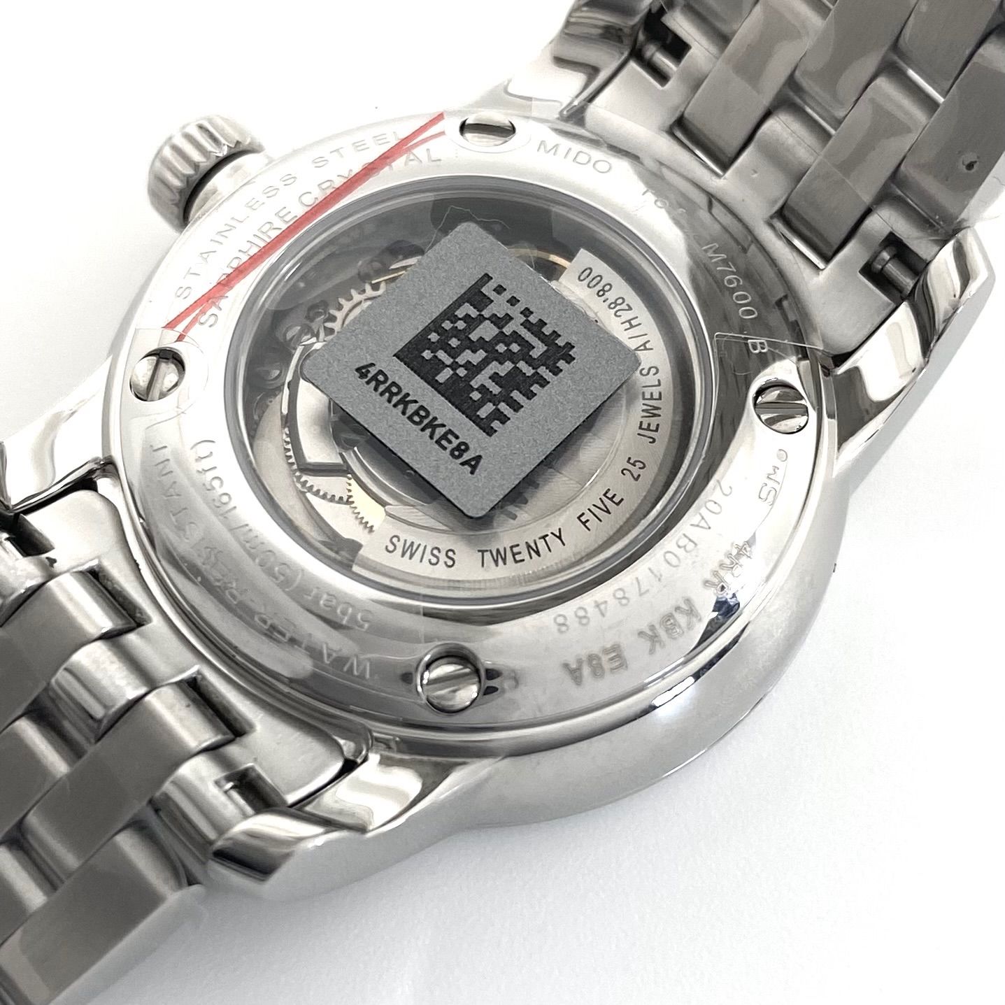 ミドー MIDO M7600 デイト 裏スケ 自動巻き レディース 稼働品 ミドー MIDO M7600 デイト 裏スケ 自動巻き レディース 稼働品
