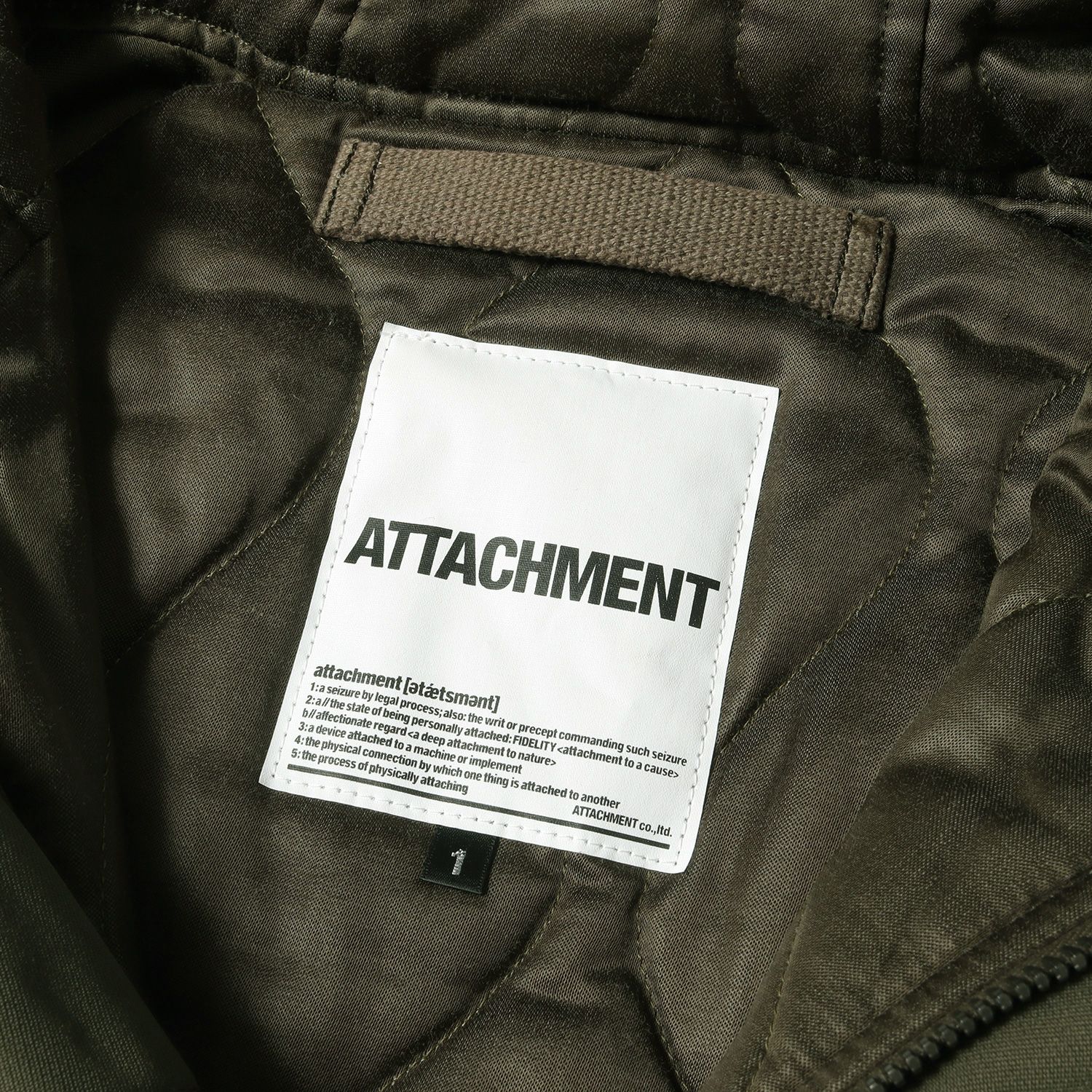 ATTACHMENT アタッチメント 中綿 ナイロン N-3B タイプ フライト 