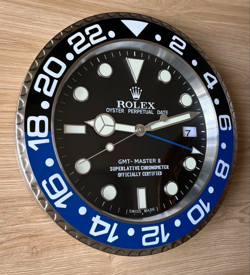美品 非売品 掛け時計 ROLEX 店舗販促　ノベルティ コレクション 美品 非売品 掛け時計 ROLEX 店舗販促 ノベルティ コレクション