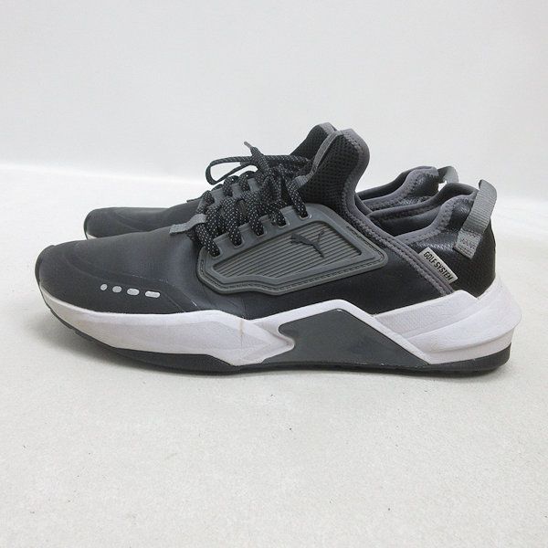 Q【26.5cm】プーマ/PUMA GOLF GSワン ゴルフシューズ黒/MENS/29【中古】
