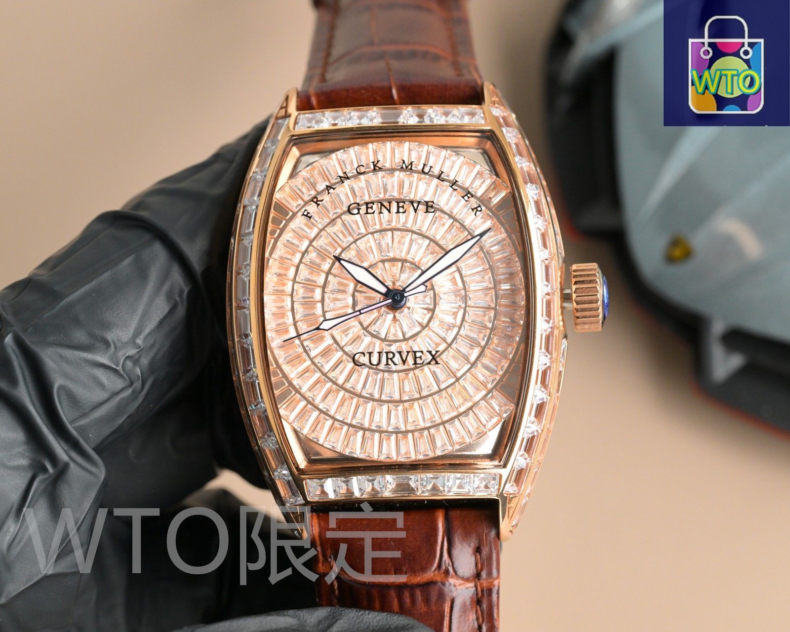 フランク・ミュラー FRANCK MULLER ダイヤモンド　タリスマン ボールペンダント　ネックレス　PG　750　ピンクゴールド 中古 フランクミュラー FRANCK MULLER 6000HSCDTNRDCD ブラック