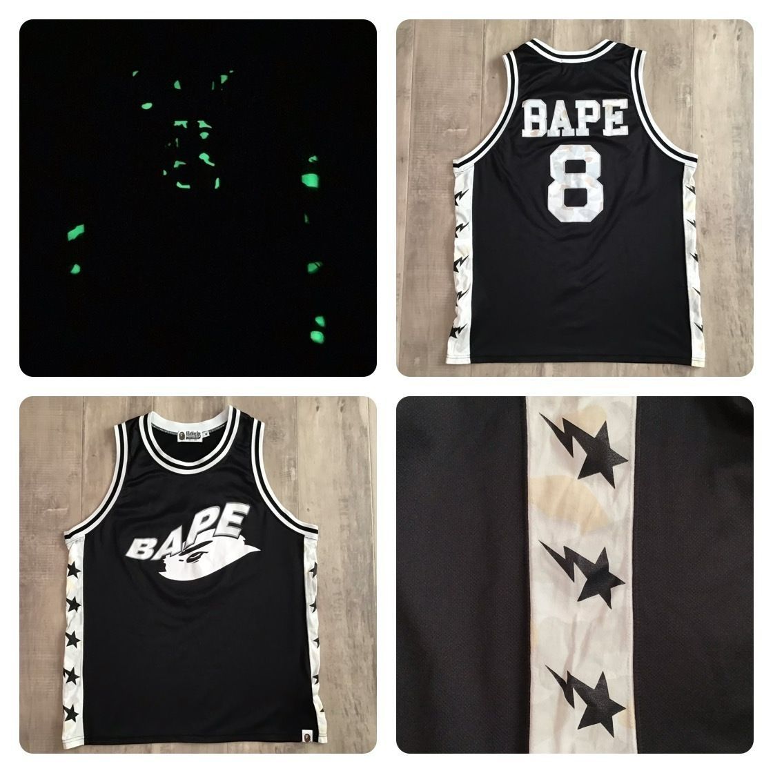 蓄光 City camo BAPE STA LOGO タンクトップ ☆蓄光☆ City camo BAPE STA LOGO タンクトップ Mサイズ a bathing