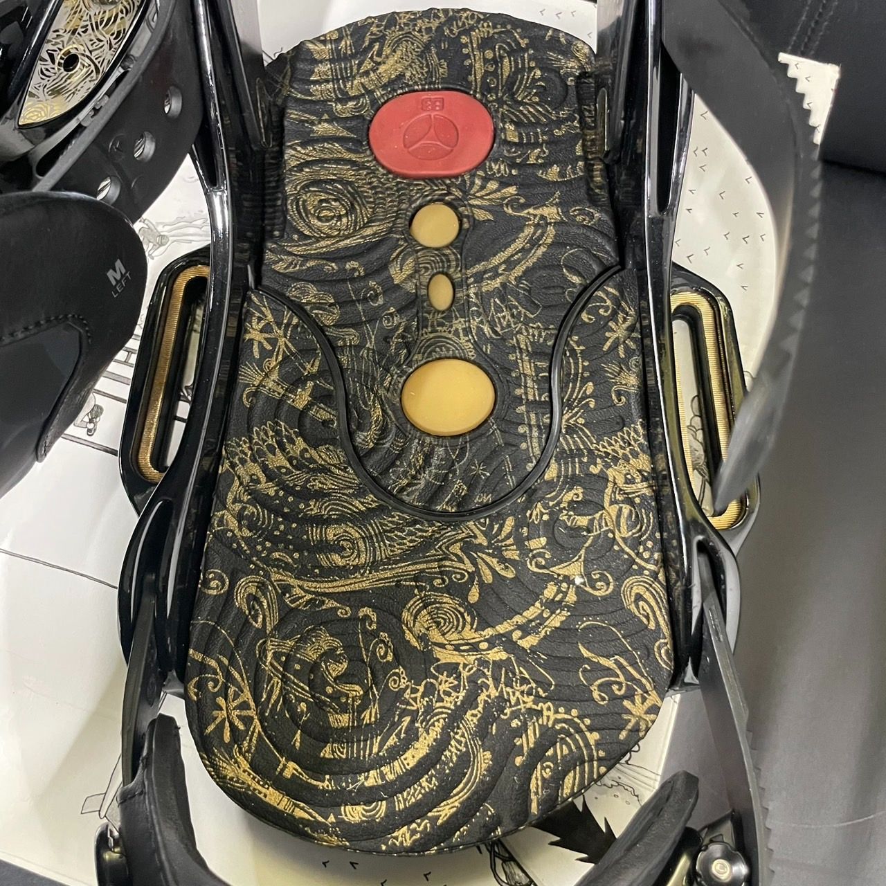 JOY RIDE スノーボードビンディング ブラック JOYRIDEスノーボード 紫