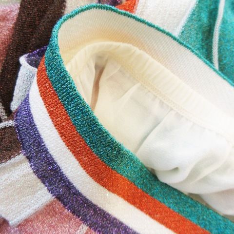 ミッソーニ MISSONI マキシスカート ニット ロング タイト ストライプ 