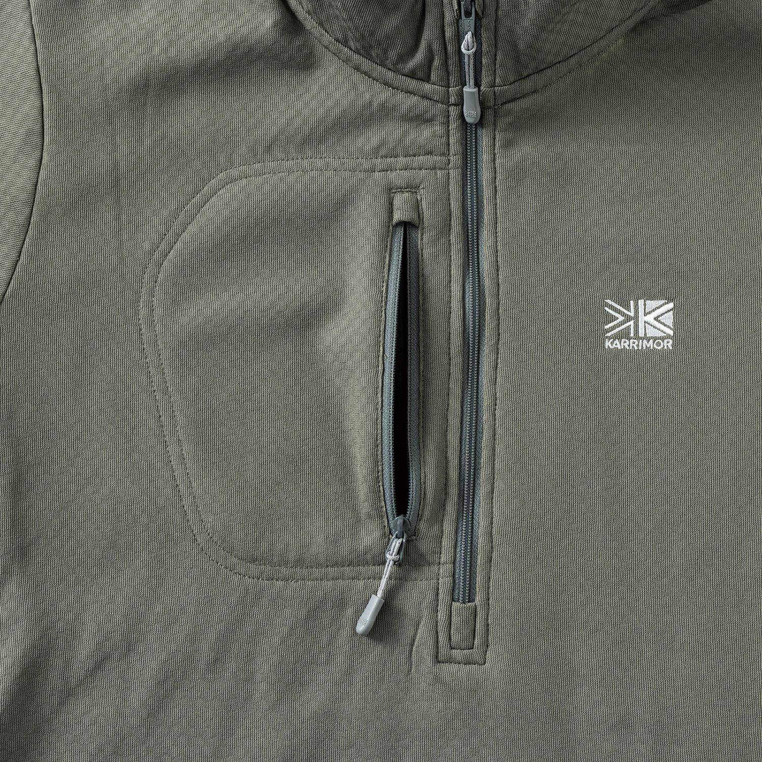  カリマー アウトドア OCTA THERMAL HALF ZIP 101596 9000 BLACK Tシャツ アンダーシャツ トップス