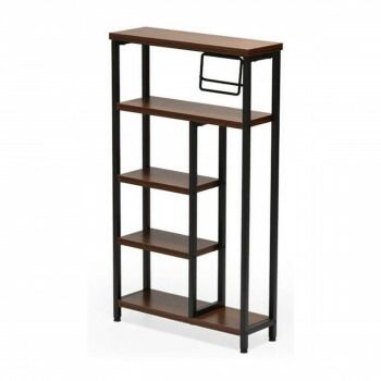 B.Bファニシング Nid ペーパーホルダー付き収納ラック ブラウン NIRC0207MOBRN