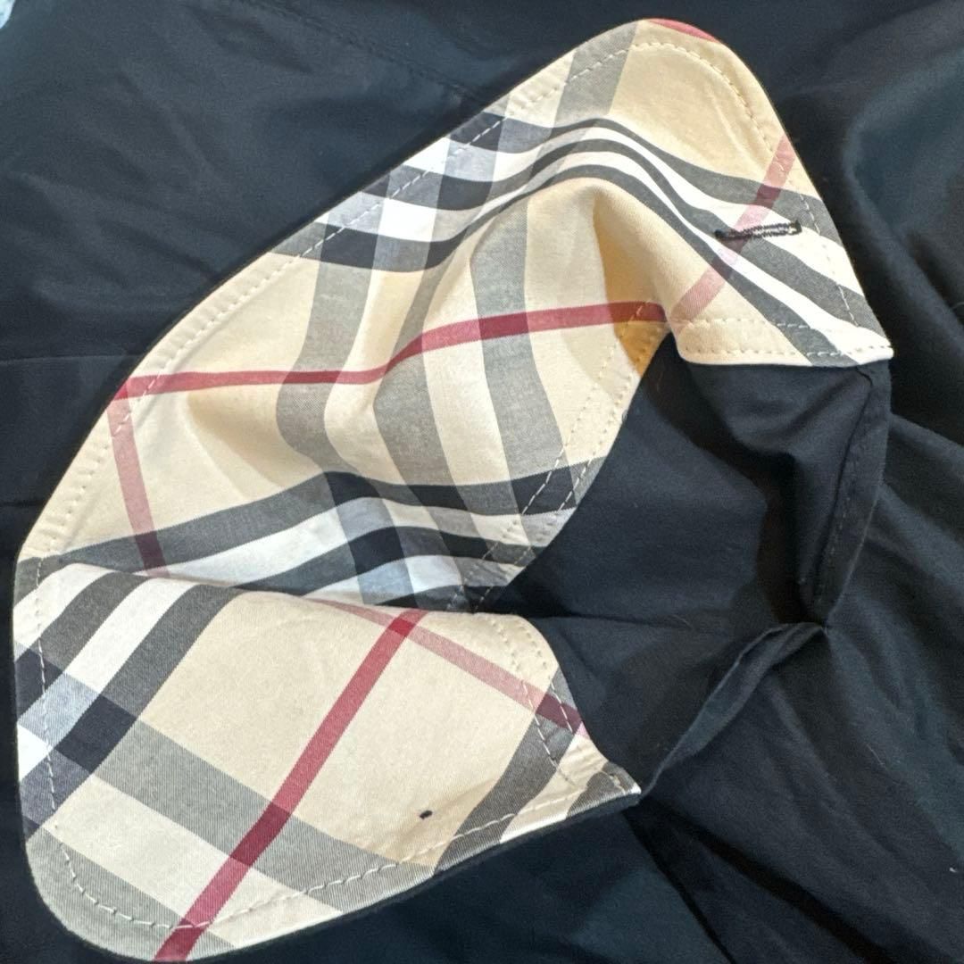 袖ノバチェック 黒