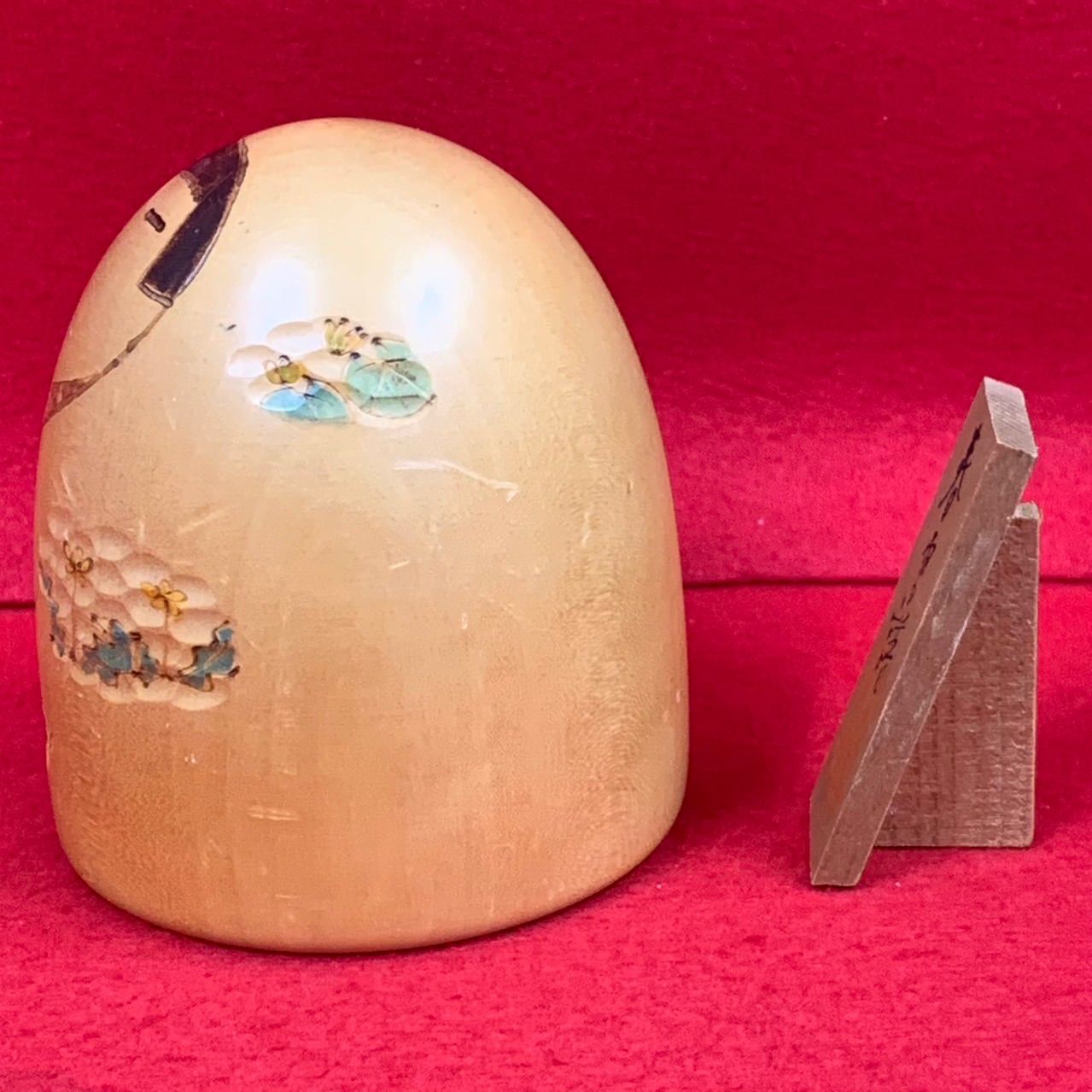 加藤竜雄作、創作こけし、(夕月) 加藤竜雄作 春雪譜 創作こけし 置物 伝統工芸 郷土玩具 こけし Kokeshi