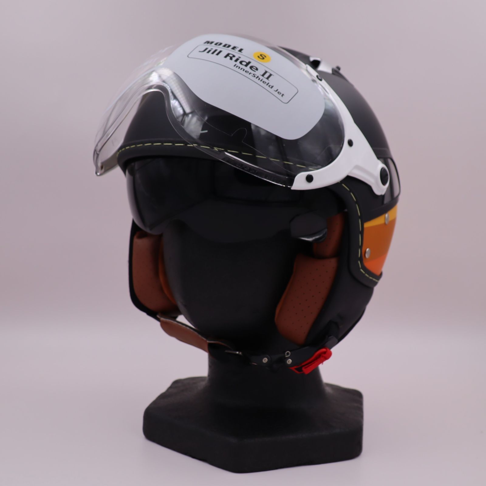 【新品未使用】マットブラック ジェットヘルメット シールド付き ZEALOT ZEALOT ジルライド2 インナーシールドジェット MATT BLACK