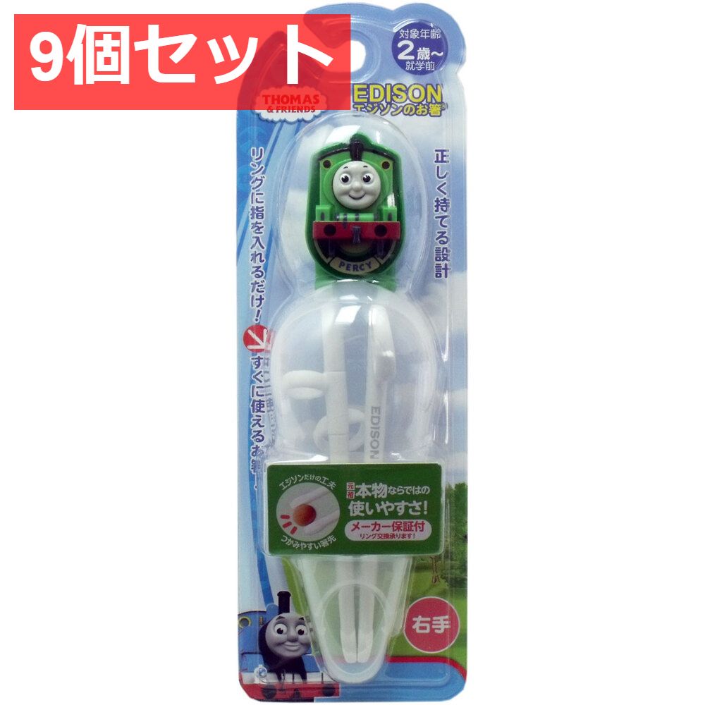 9個セット エジソンのお箸 パーシー ケース付き 右手用