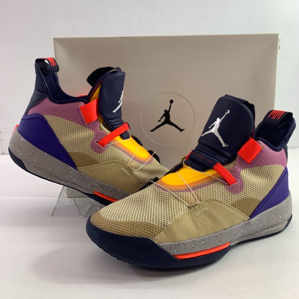 中古】04w0136▽※NIKE ナイキ エアジョーダン33 スニーカー メンズ AIR JORDAN 33 PF ピンク ベージュ  BV5072-200 28cm【八王子店】 - メルカリ