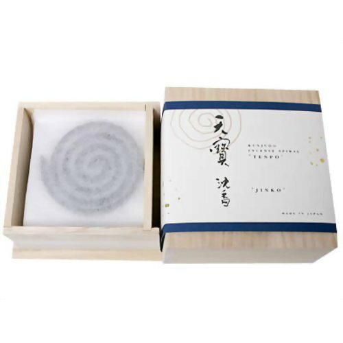 5営業日で発送 薫寿堂 天寳 沈香 うずまき5巻入 香立付き 1115 1686835