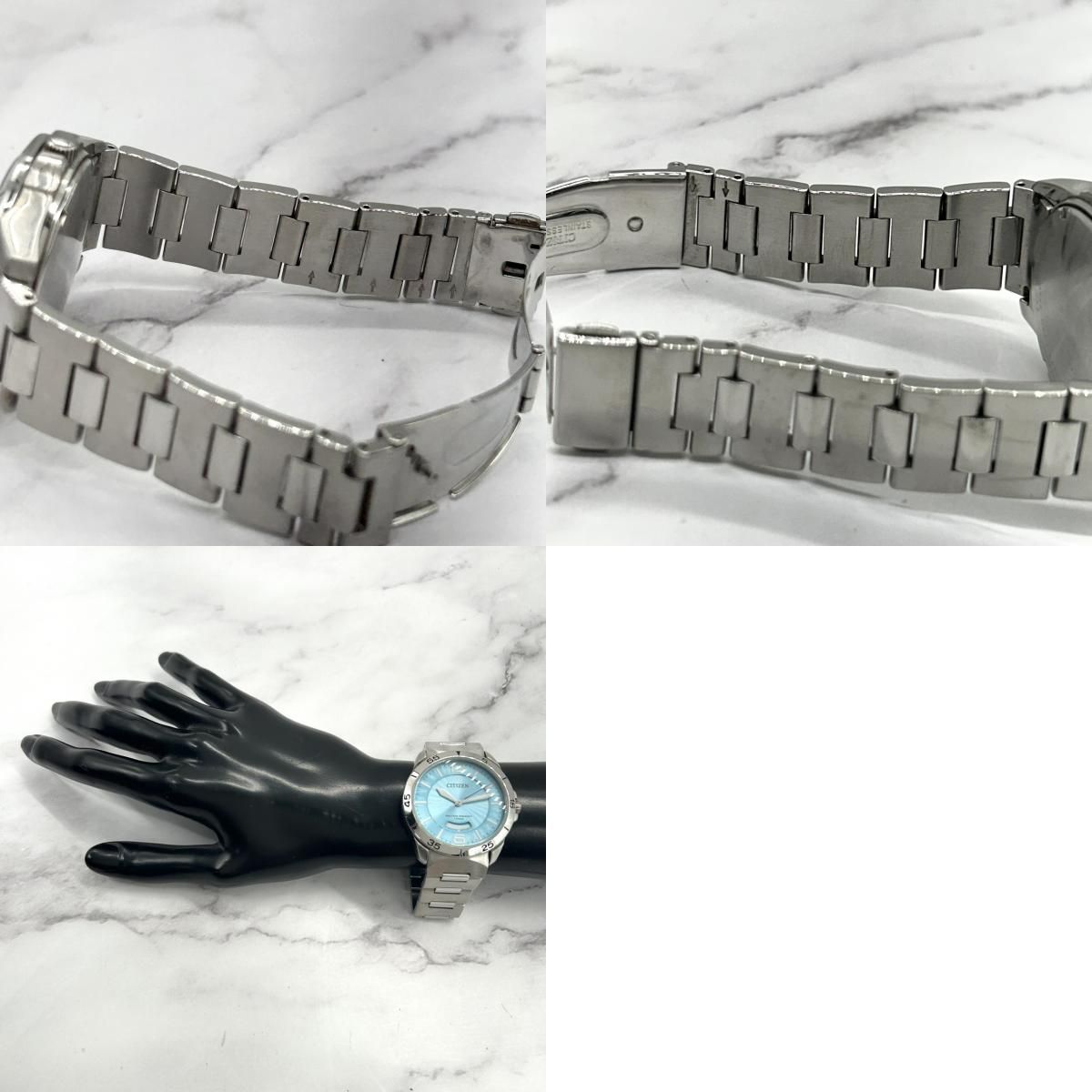 稼働品】美品 シチズン 腕時計 F335-S017670 メンズ クオーツ 10