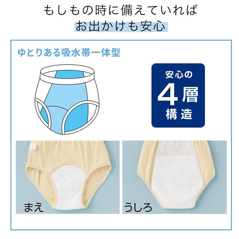 パッド付き 漏れ防止