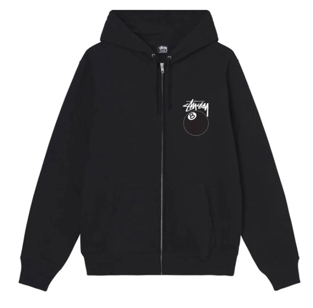 【正規品】STUSSY ジップ フード パーカー  Mサイズサーフィン