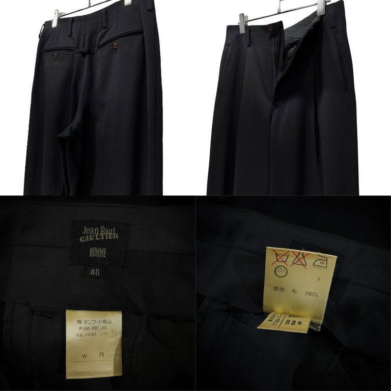 Jean Paul GAULTIER HOMME ダブルセットアップスーツ 袖裏