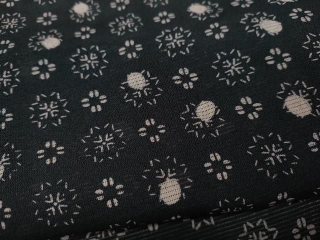 平和屋着物＊夏物　小紋　総レース　花　AABC6892jd 平和屋着物□訪問着 駒刺繍 草花文 暈し染め 金彩 正絹 逸品