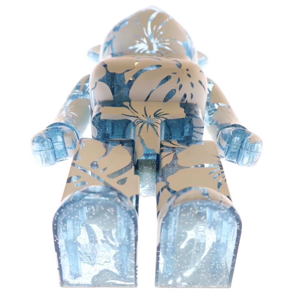 MEDICOM TOY - MEDICOM TOY メディコムトイ BE@RBRICK LEILOW HAWAII 100%&amp;400% ベアブリック レイロー ハワイ 人形 フィギュア ブルー/ホワイト MEDICOM TOY メディコムトイ BE@RBRICK LEILOW HAWAII 100%&400
