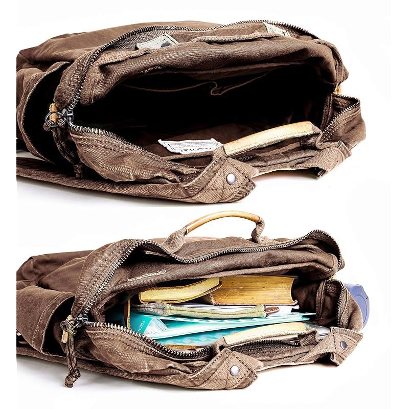 Gootium (ゴーション) キャンバスバックパック レディース メンズ