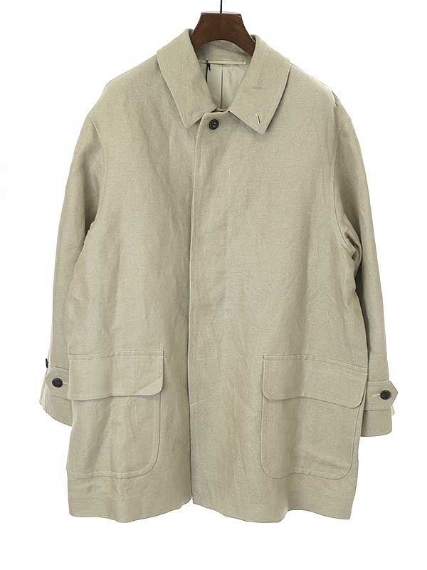 A.PRESSE ア プレッセ 23SS Linen Half Coat リネンハーフコート