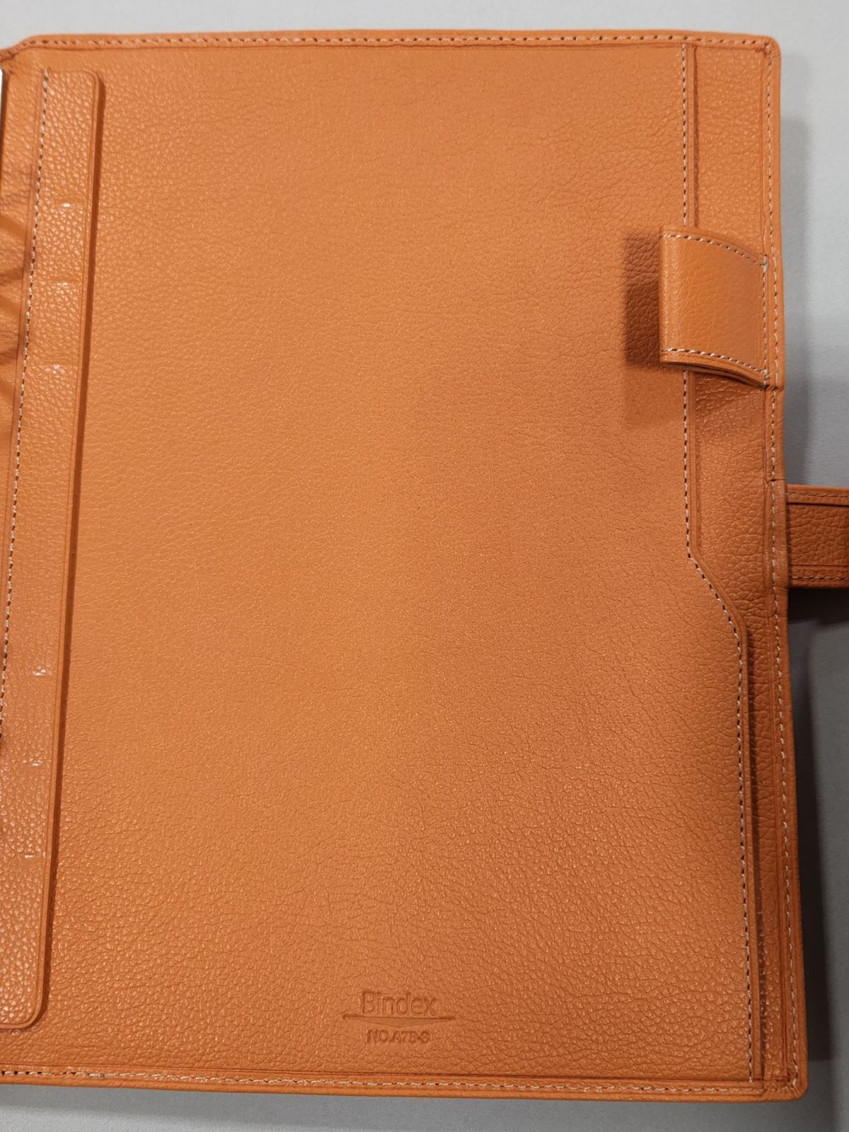 カラフルなシステム手帳 A5サイズ24㎜リング オレンジ バインデックス NOITHATQUANGTHANH_NET