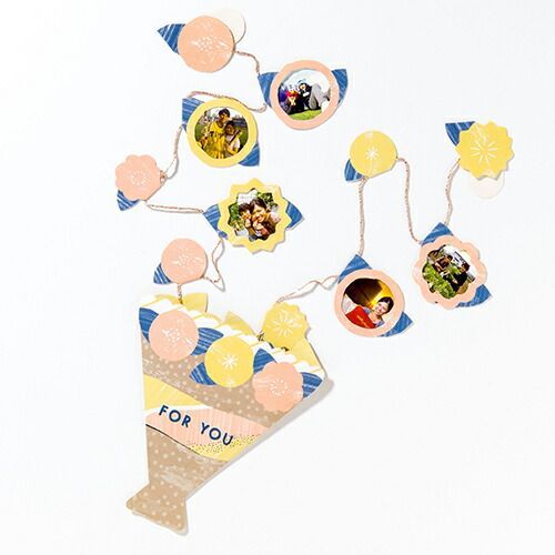 まとめ いろは出版 アルバムデコレーション GARLAND BOUQUET RBY GTGB-01 ×25セット