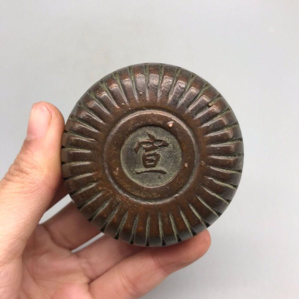 彫刻白釉 印泥盒 書道具 文房具 装飾品 工芸品 美術品 置物