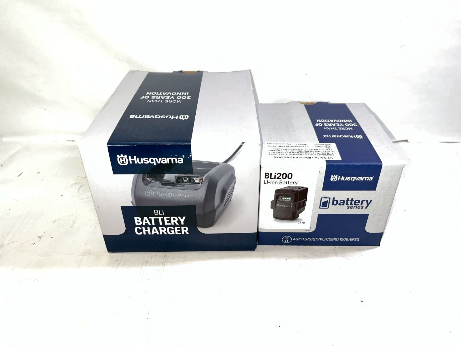 充電器 バッテリーセット ♥ 急速充電器 QC250 Husqvarna ハスクバーナ バッテリー BLi200