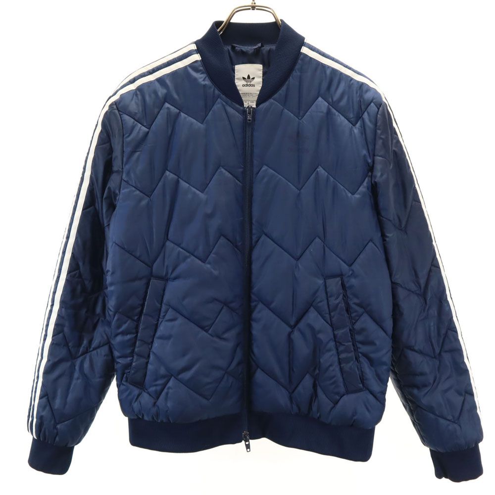 アディダスオリジナルス トレフォイルロゴ 中綿ジャケット M ネイビー adidas Originals メンズ