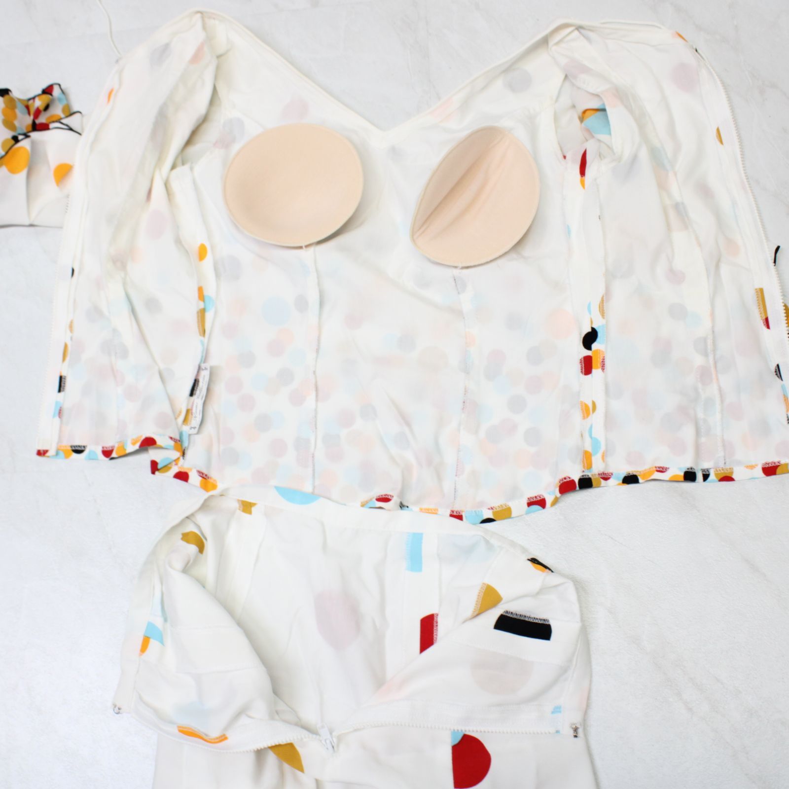 美品 フラメンコ衣装】ホワイト Naomi collection ナオミ