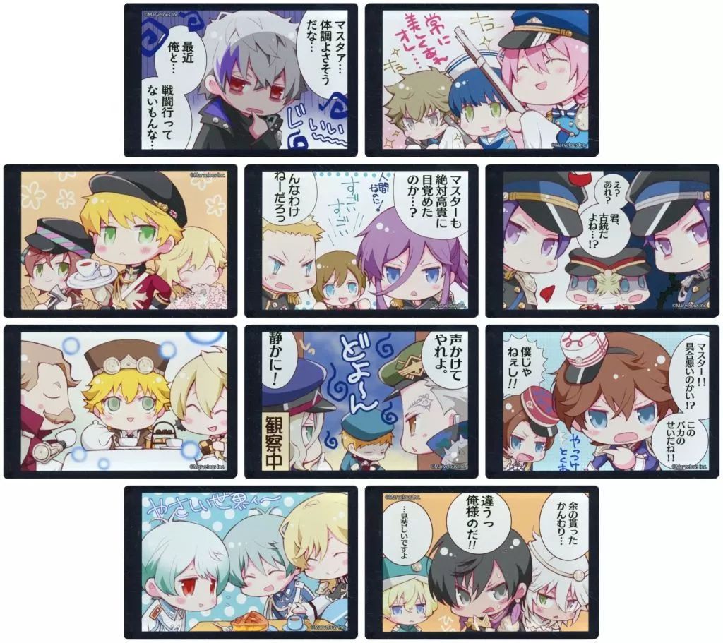 アクリルスタンド アクリルパネル 全10種セット 千銃士 Rhodoknight×THEキャラCAFE アクリルブロック Vol.1