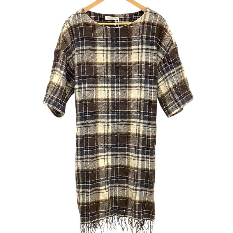 FABIANA FILIPPI Fabiana Filippi ファビアナフィリッピ ワンピース ♥ 保管品 タグ付き チェック JA-24735