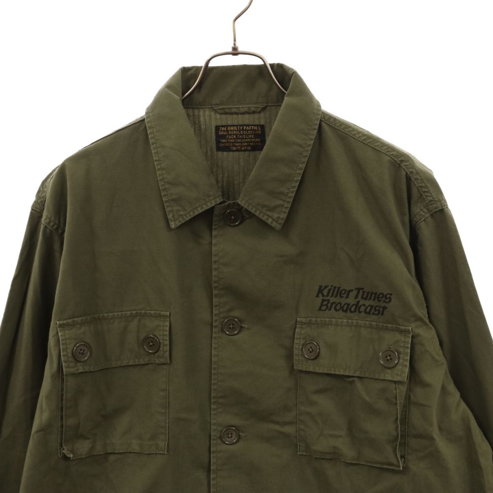 WACKO MARIA (ワコマリア) ×RAT FINK ARMY SHIRT ラットフィンク WACKO MARIA (ワコマリア) ×RAT FINK ARMY SHIRT ラットフィンク