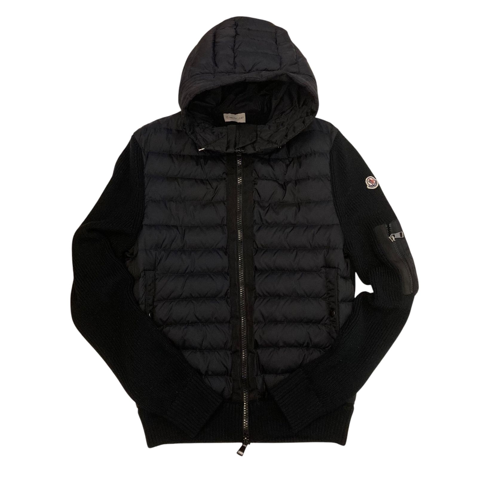 MONCLER (モンクレール) maglione tricot cardigan  カーディガン  M ブラック