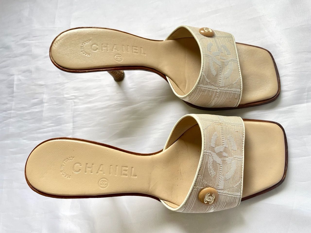 CHANEL シャネル ココマーク ニュートラベルライン ミュール - 通販 ...