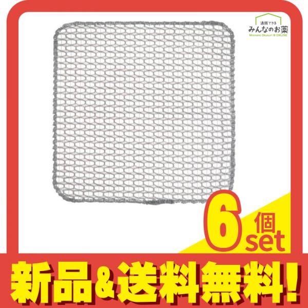 サンコー びっくりフレッシュ 抗菌糸で作ったメッシュクロス 1枚入 BI-13 6個セット