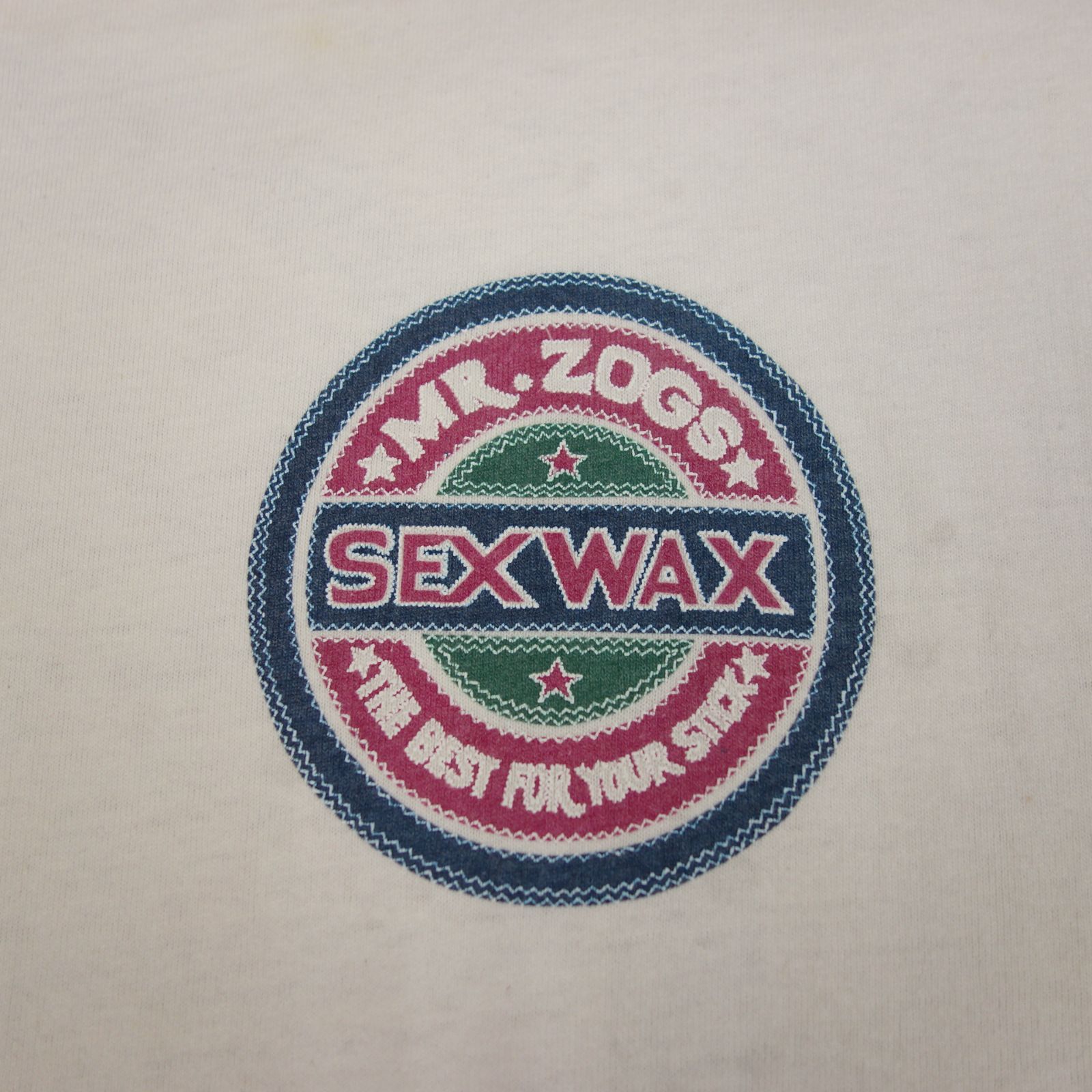 90s Vintage US古着☆SEXWAX セックスワックス 半袖プリントTシャツ 