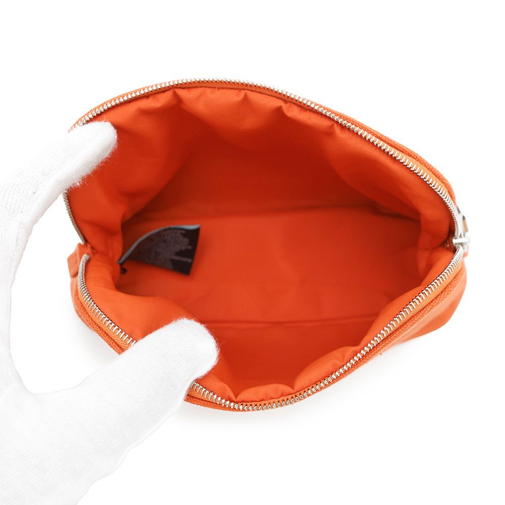 HERMES エルメス ボリードポーチ ミニ オレンジ×オレンジ エルメス